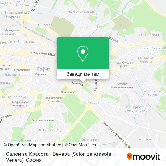 Салон за Красота - Венера (Salon za Krasota - Venera) карта