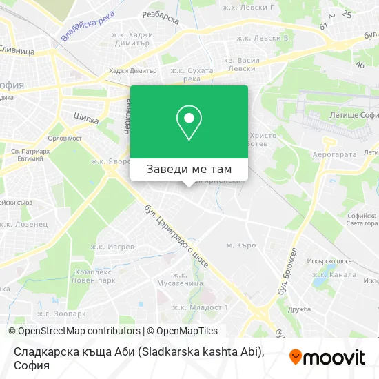 Сладкарска къща Аби (Sladkarska kashta Abi) карта