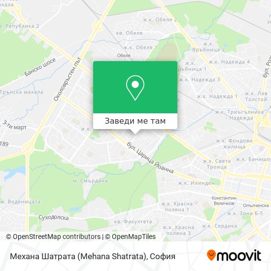 Механа Шатрата (Mehana Shatrata) карта