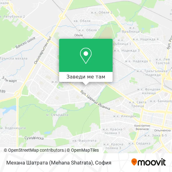 Механа Шатрата (Mehana Shatrata) карта