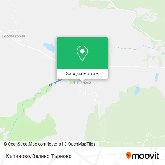Къпиново карта