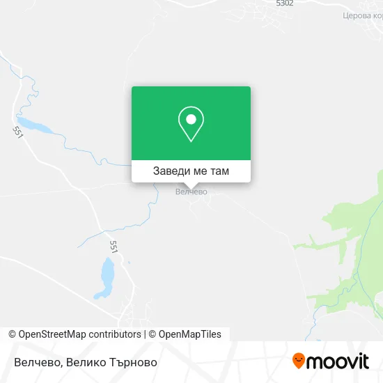 Велчево карта