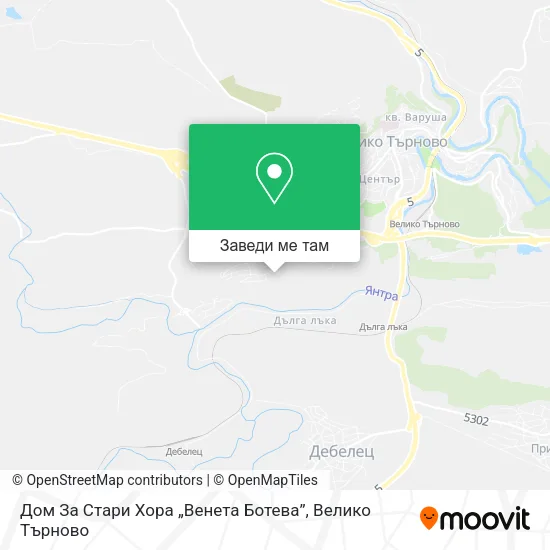 Дом За Стари Хора „Венета Ботева” карта