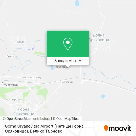 Gorna Oryahovitsa Airport (Летище Горна Оряховица) карта