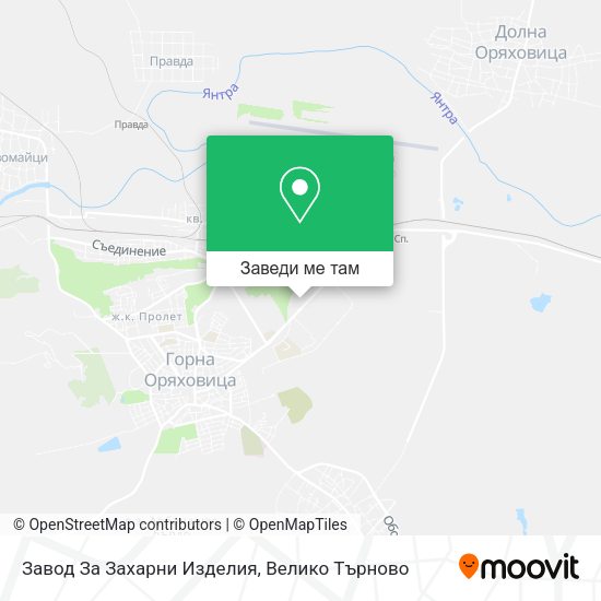 Завод За Захарни Изделия карта