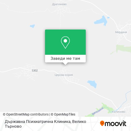 Държавна Психиатрична Клиника карта