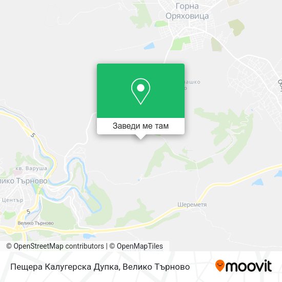 Пещера Калугерска Дупка карта