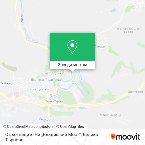 Стражниците На „Владишкия Мост” карта