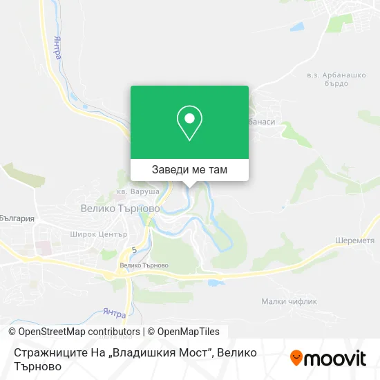 Стражниците На „Владишкия Мост” карта