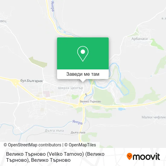 Велико Търново (Veliko Tarnovo) (Велико Търново) карта