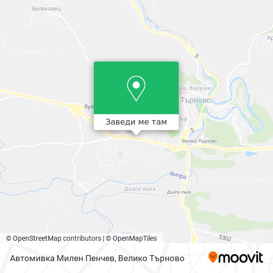 Автомивка  Милен Пенчев карта