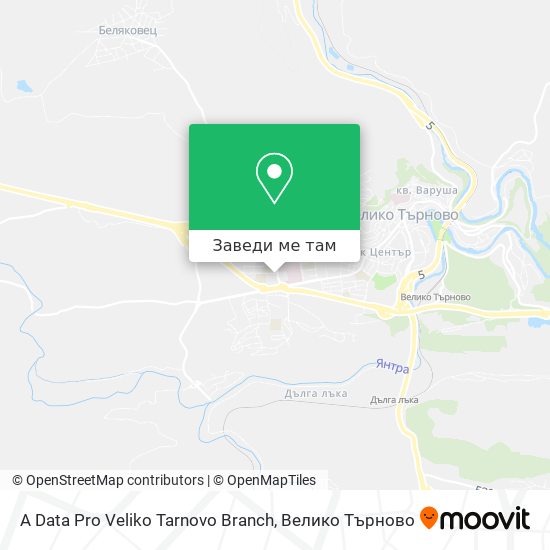 A Data Pro Veliko Tarnovo Branch карта