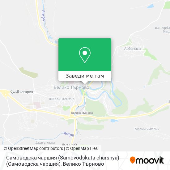 Самоводска чаршия (Samovodskata charshya) (Самоводска чаршия) карта