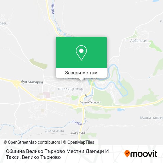 Община Велико Търново Местни Данъци И Такси карта