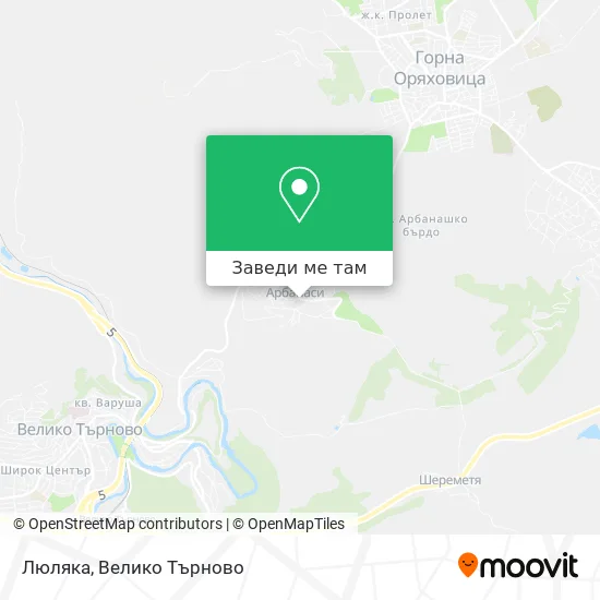 Люляка карта