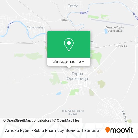 Аптека Рубия/Rubia Pharmacy карта