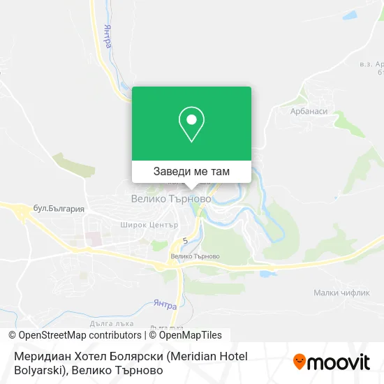 Меридиан Хотел Болярски (Meridian Hotel Bolyarski) карта