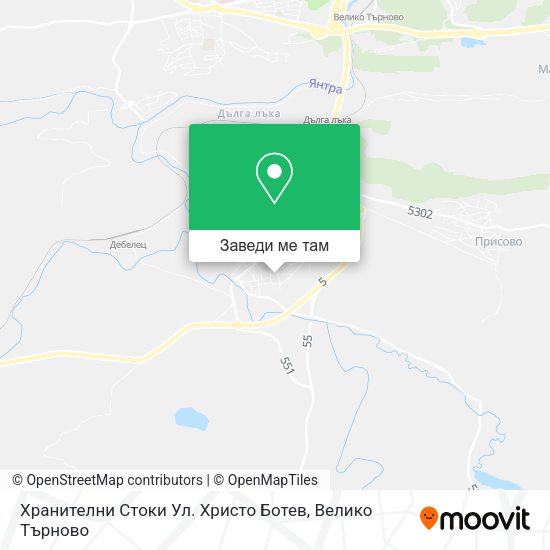 Хранителни Стоки Ул. Христо Ботев карта