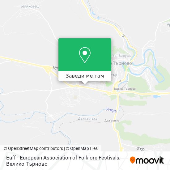 Eaff - European Association of Folklore Festivals карта