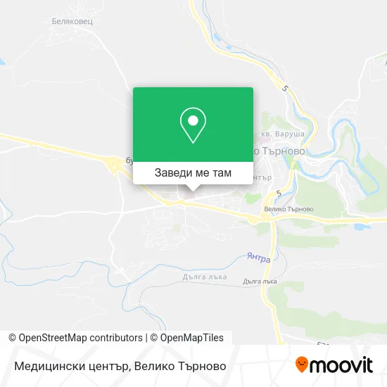 Медицински център карта