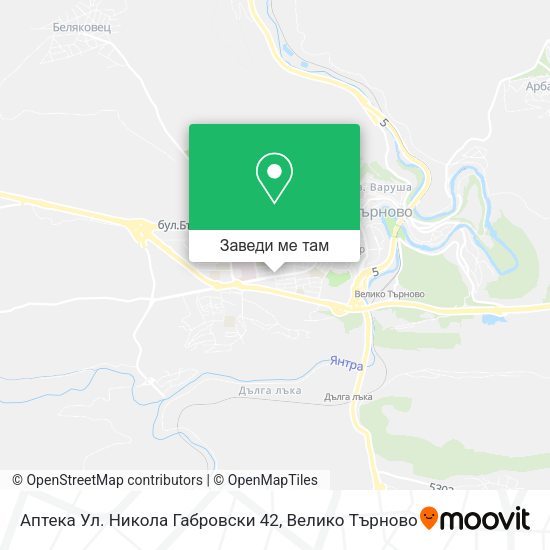 Аптека Ул. Никола Габровски 42 карта