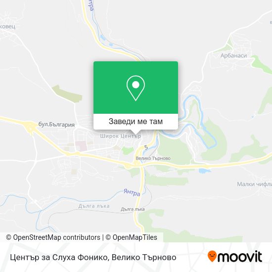 Център за Слуха Фонико карта