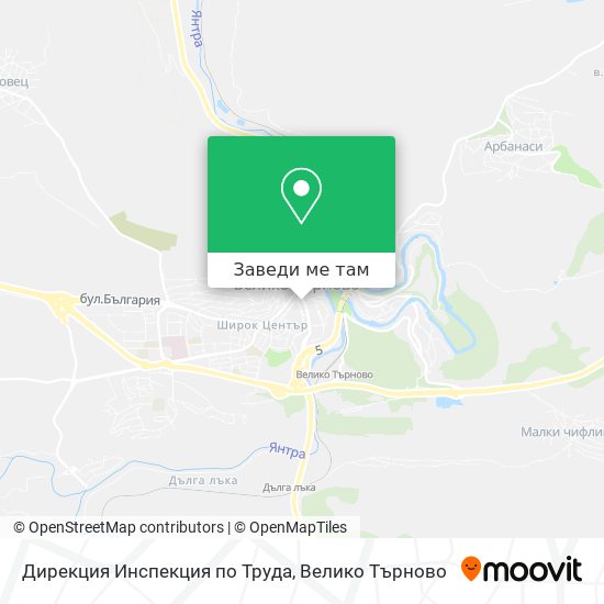 Дирекция Инспекция по Труда карта