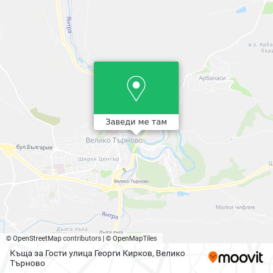 Къща за Гости улица Георги Кирков карта