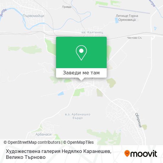 Художествена галерия Недялко Каранешев карта