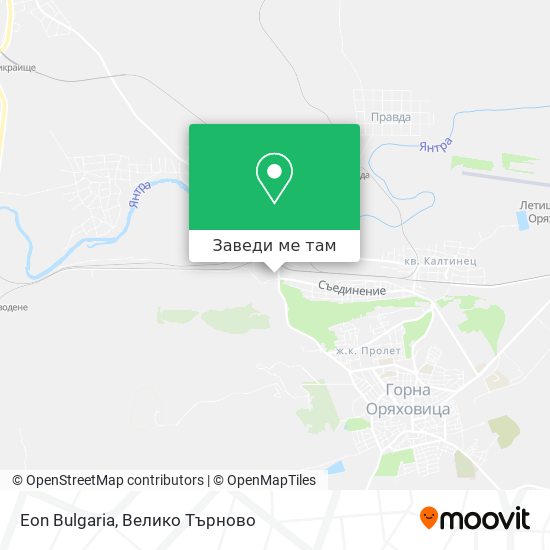 Eon Bulgaria карта