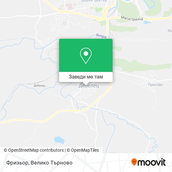 Фризьор карта