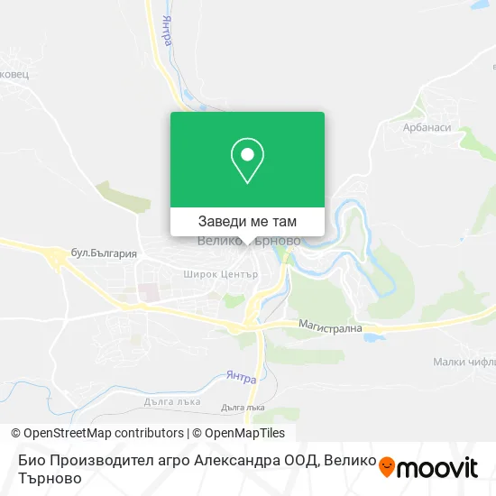 Био Производител агро Александра ООД карта