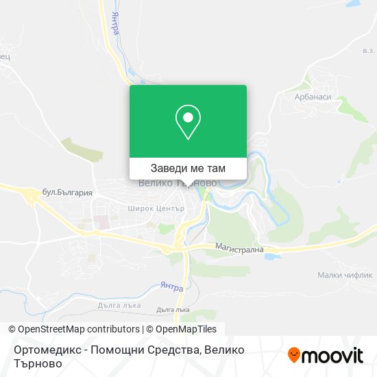 Ортомедикс - Помощни Средства карта