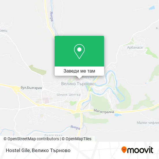 Hostel Gile карта