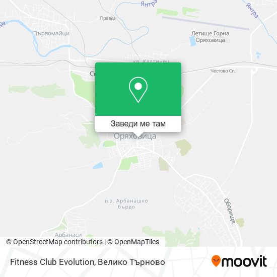 Fitness Club Evolution карта