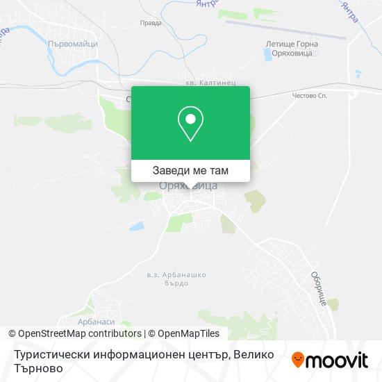 Туристически информационен център карта
