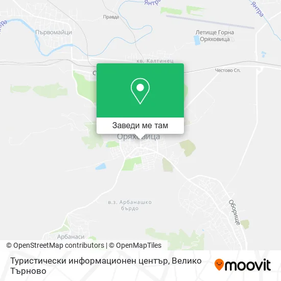 Туристически информационен център карта