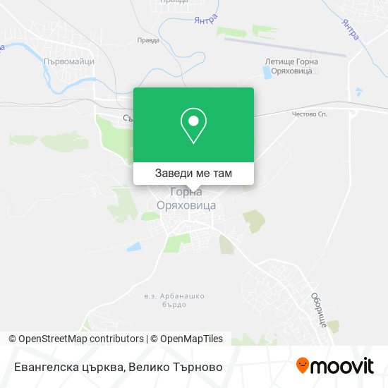 Евангелска църква карта