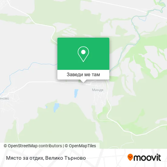 Място за отдих карта