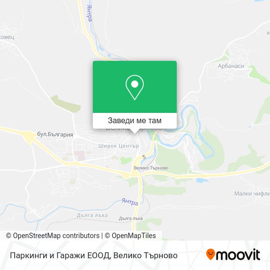 Паркинги и Гаражи ЕООД карта