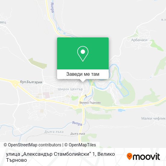 улица „Александър Стамболийски“ 1 карта