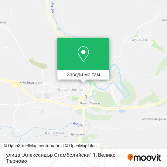 улица „Александър Стамболийски“ 1 карта