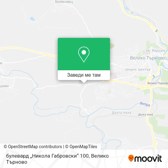 булевард „Никола Габровски“ 100 карта