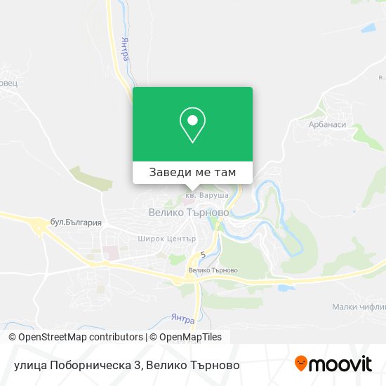 улица Поборническа 3 карта