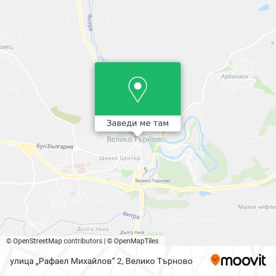 улица „Рафаел Михайлов“ 2 карта