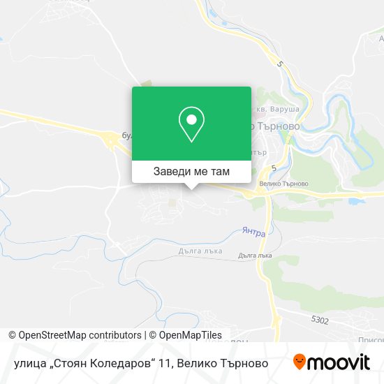улица „Стоян Коледаров“ 11 карта