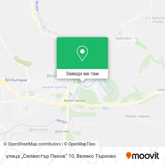 улица „Силвестър Пенов“ 10 карта