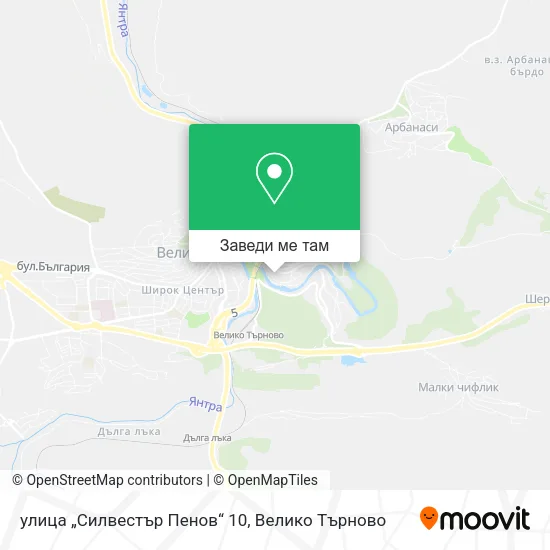 улица „Силвестър Пенов“ 10 карта