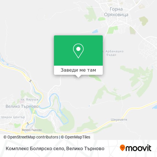 Комплекс Болярско село карта