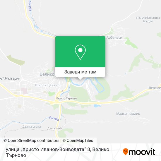 улица „Христо Иванов-Войводата“ 8 карта